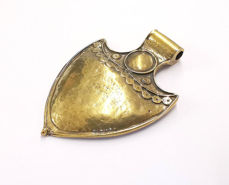 Antique Bronze Pendant Antique Bronze Plated Pendant (77x54mm)  G20159