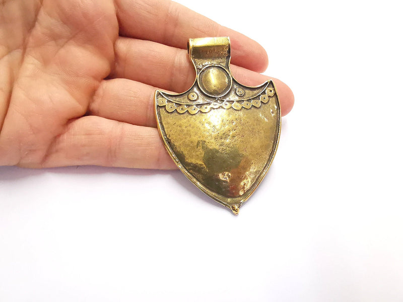 Antique Bronze Pendant Antique Bronze Plated Pendant (77x54mm)  G20159