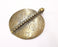 Antique Bronze Pendant Antique Bronze Plated Pendant (78x63mm)  G20160