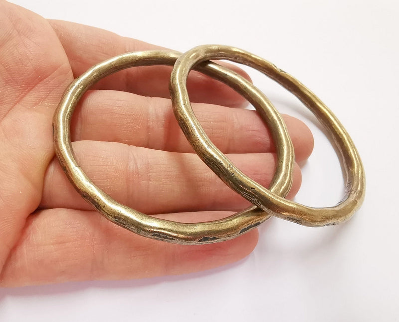 Circle Findings Antique Bronze Plated Findings (72mm)  G25206