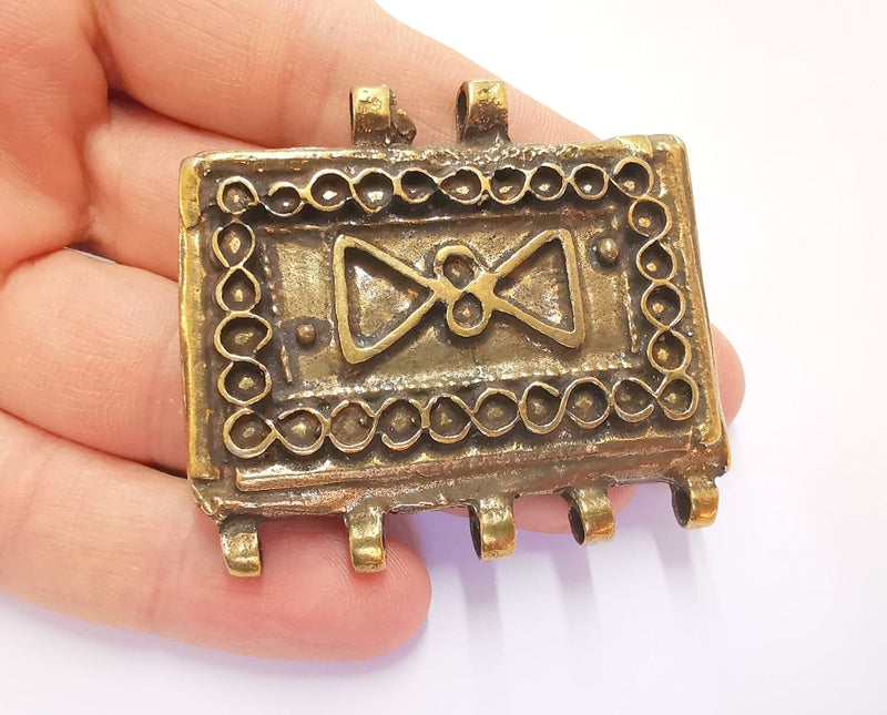 Antique Bronze Pendant Connector Antique Bronze Plated Pendant ( 58x53mm )  G20345