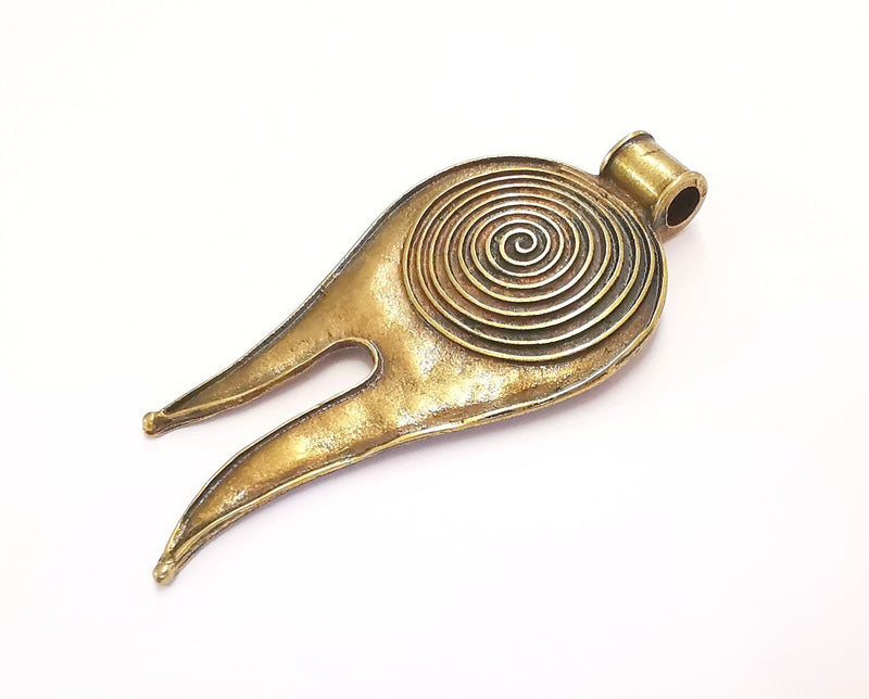 Antique Bronze Pendant Antique Bronze Plated Pendant ( 90x41mm )  G20346