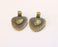 2 Antique Bronze Charms Antique Bronze Plated Charms (28x21mm) G20435
