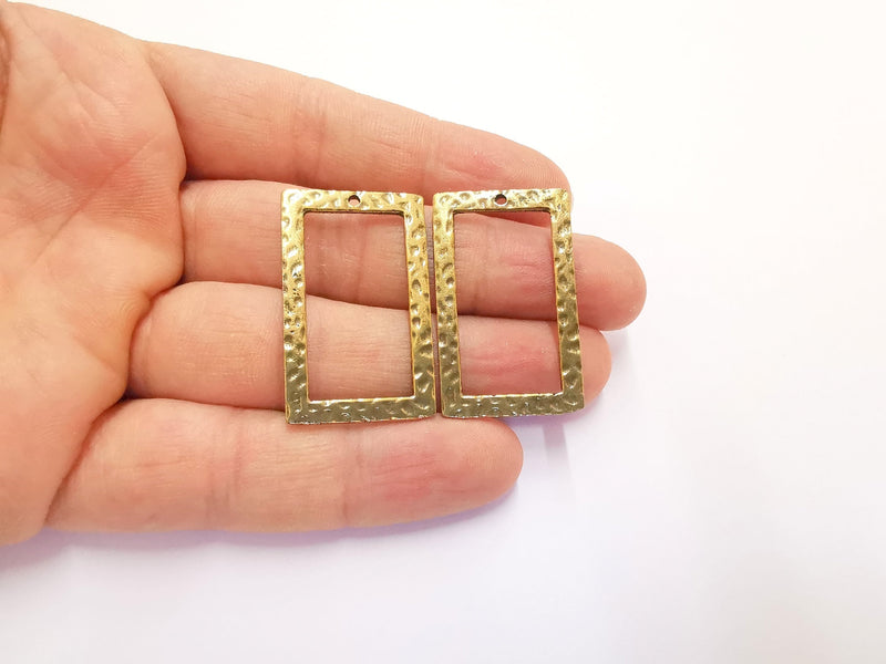 4 Antique Bronze Charms Antique Bronze Plated Charms (38x24mm) G20436