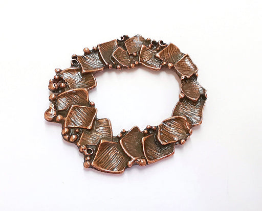 Antique Copper Pendant Antique Copper Plated Pendant (47x55mm )  G20447