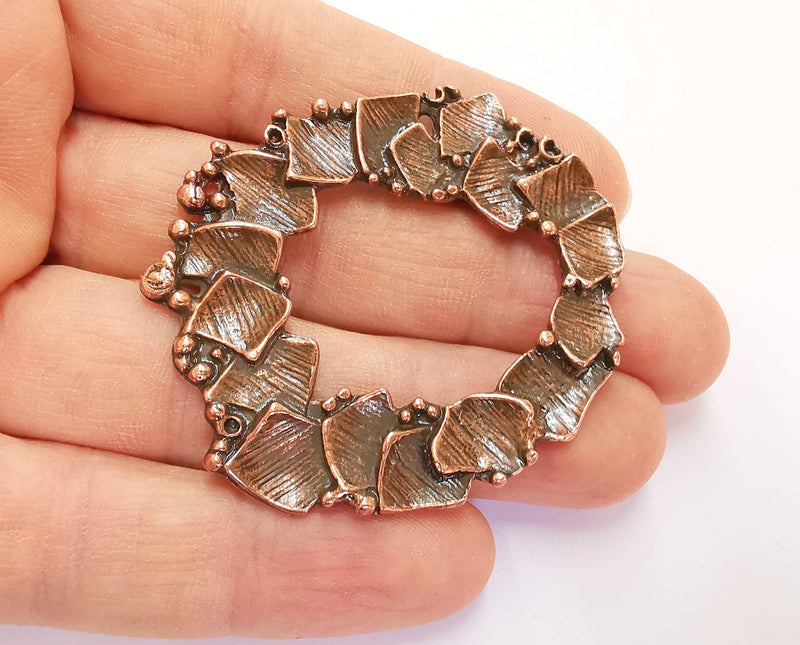 Antique Copper Pendant Antique Copper Plated Pendant (47x55mm )  G20447