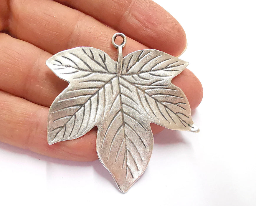 Silver Pendant Antique Silver Plated Pendant (58x57mm)  G20478