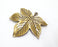 Leaf Charms Antique Bronze Plated Charms (58x57mm) G20529