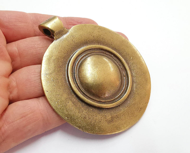 Antique Bronze  Pendant Antique Bronze Plated Pendant (82x70mm)  G20904