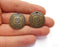 2 Antique Bronze Charms Antique Bronze Plated Charms (25x25mm) G20581