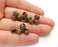 10 Rondelle Beads Antique Bronze Plated Beads (8x6mm)  G20601