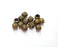 10 Rondelle Beads Antique Bronze Plated Beads (8x6mm)  G20601