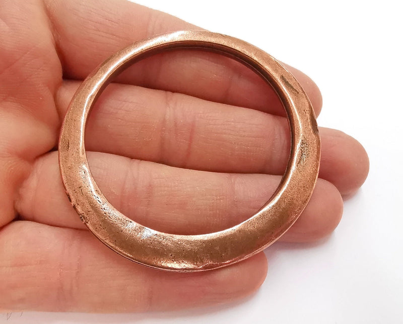 Circle Pendant Antique Copper Plated Pendant (60mm)  G21049