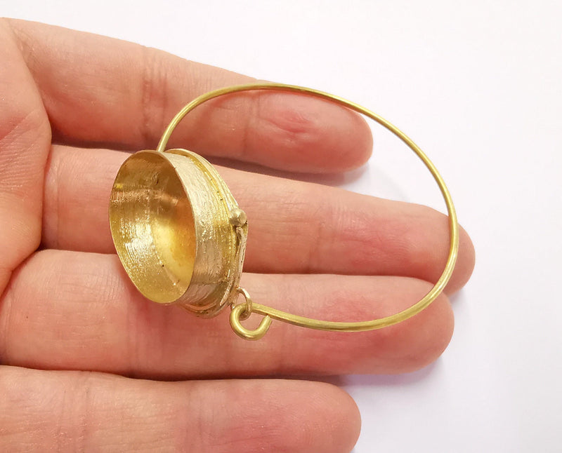 Hammered Bracelet Blanks Cuff Blanks Bracelet Blank Raw Brass (25x18 mm Blanks ) G20791