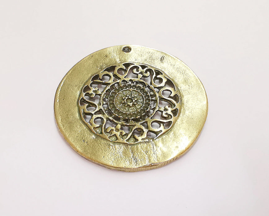 Antique Bronze Pendant Antique Bronze Plated Pendant (60mm)  G21731