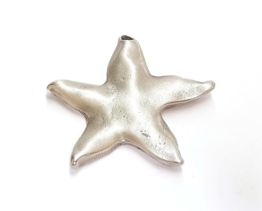 Starfish Charms Antique Silver Plated Charms (55x55mm)  G20838