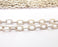 Antique Silver Large Cable Chain 1 Meter - 3.3 Feet  (13.5x8.8 mm) Antique Silver Plated Cable Chain G21256