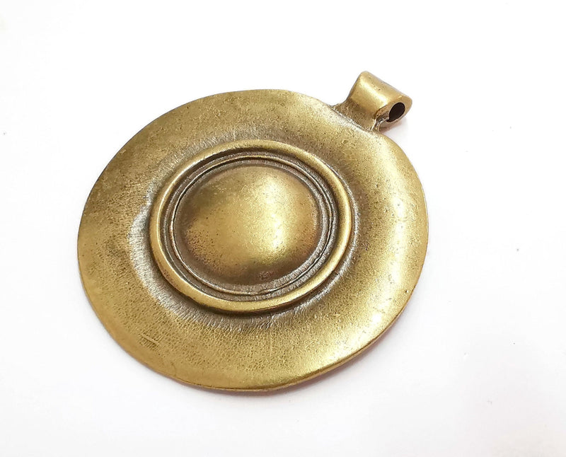 Antique Bronze  Pendant Antique Bronze Plated Pendant (82x70mm)  G20904