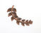 Leaves Branch Pendant Connector Antique Bronze Plated Pendant (85mm)  G21275