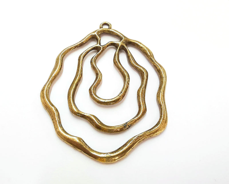 Antique Bronze Pendant Antique Bronze Plated Pendant (88x67mm) G21342