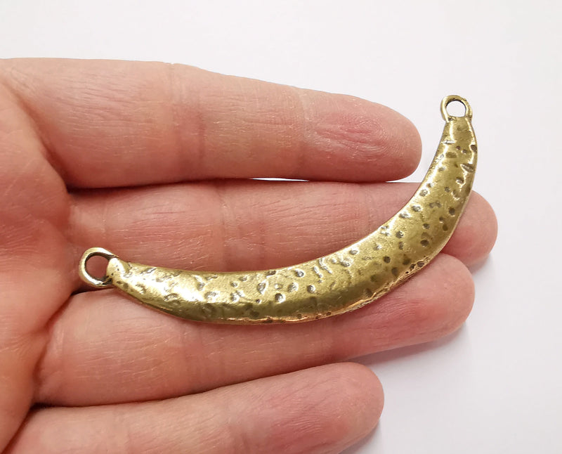 Hammered Pendant Collar Antique Bronze Plated Pendant (87mm)  G21232