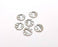 10 Silver Findings Antique Silver Plated Findings (12x11mm)  G21331