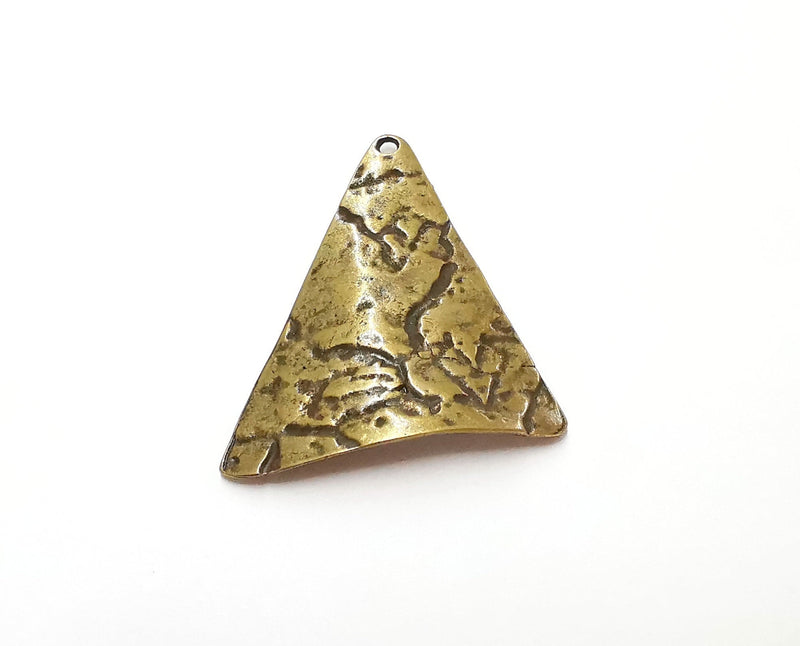 2 Curved Charms Antique Bronze Plated Charms (41x35mm)  G21361