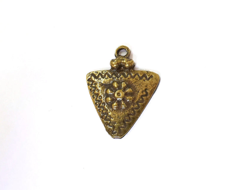 2 Antique Bronze Charms Antique Bronze Plated Charms (33x25mm)  G21502