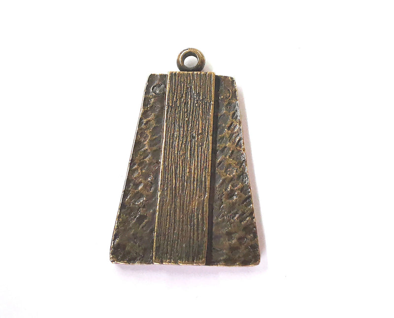 2 Antique Bronze Charms Antique Bronze Plated Charms (39x24mm)  G21524
