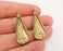 2 Antique Bronze Charms Antique Bronze Plated Charms (40x16mm)  G21589