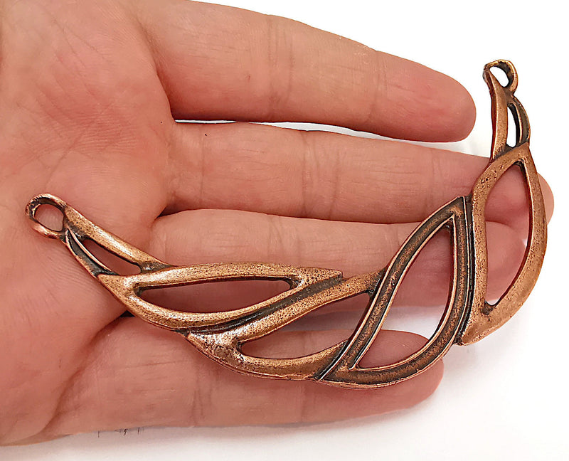 Copper Pendant Connector Antique Copper Plated  (115mm)  G21614