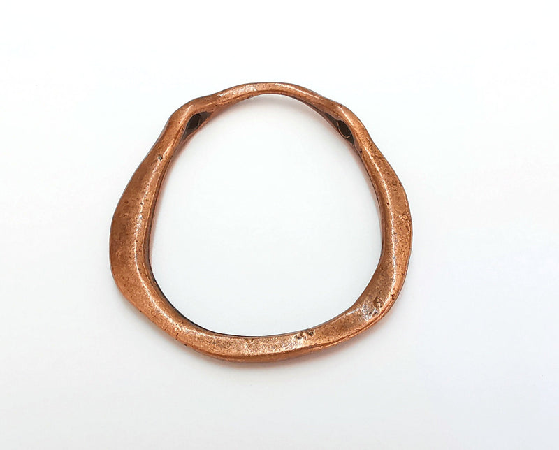 2 Antique Copper Pendant Antique Copper Plated Pendant (50x45mm)  G21622