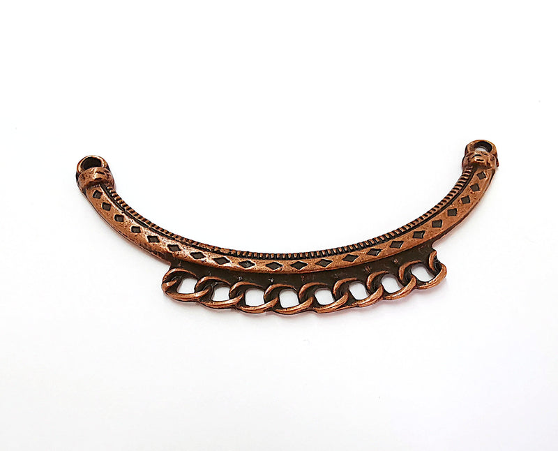 Copper Pendant Connector Antique Copper Plated  (93x37mm)  G21926