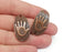 2 Hands Charms Connector Antique Copper plated Charms (33x18 mm)  G21662