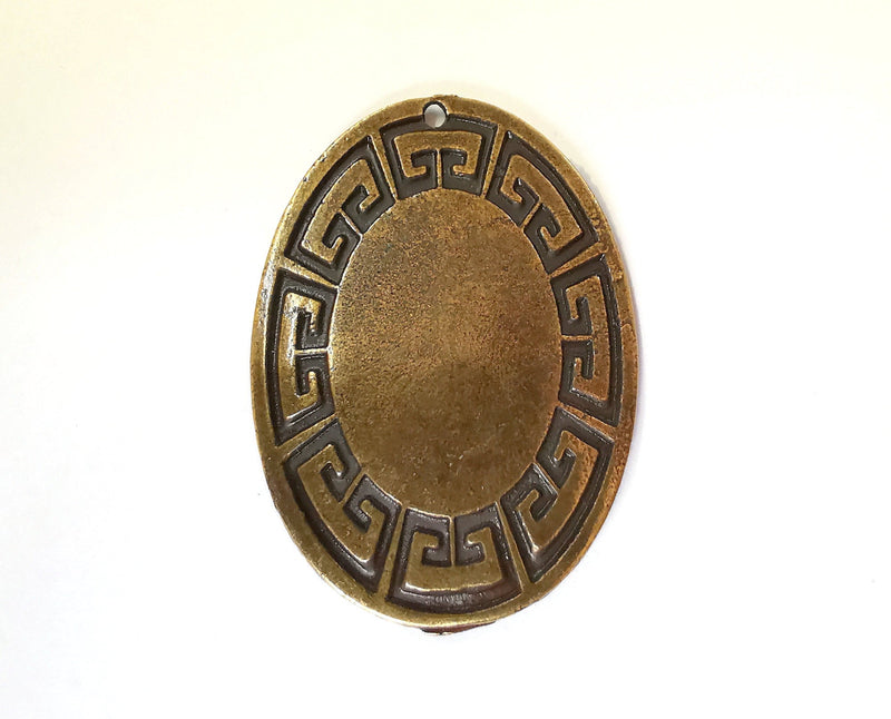 2 Antique Bronze Charm Antique Bronze Charm (42x30mm) G21507