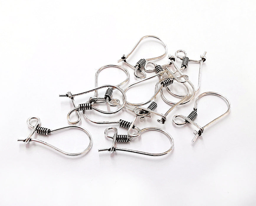 Vivixin 120Pcs/60Pais Earring Hooks, 925 Sterling Silver