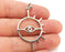 Sterling Silver Eye Pendant 925 Silver Pendant , Charms (48x28mm) ARG21722