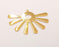 Sun Charms 24k Shiny Gold Plated Brass Charms , Nickel free and Lead free (43x32mm)  G21736