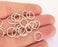 20 Silver Jumpring Antique Silver Plated Brass Strong jumpring ,Findings 20 Pcs (11 mm) G21863