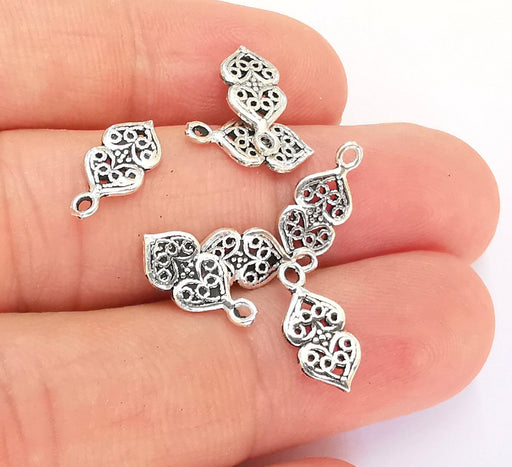 5 Sterling Silver Charms 925 Silver Charms (13x6mm) OG21902