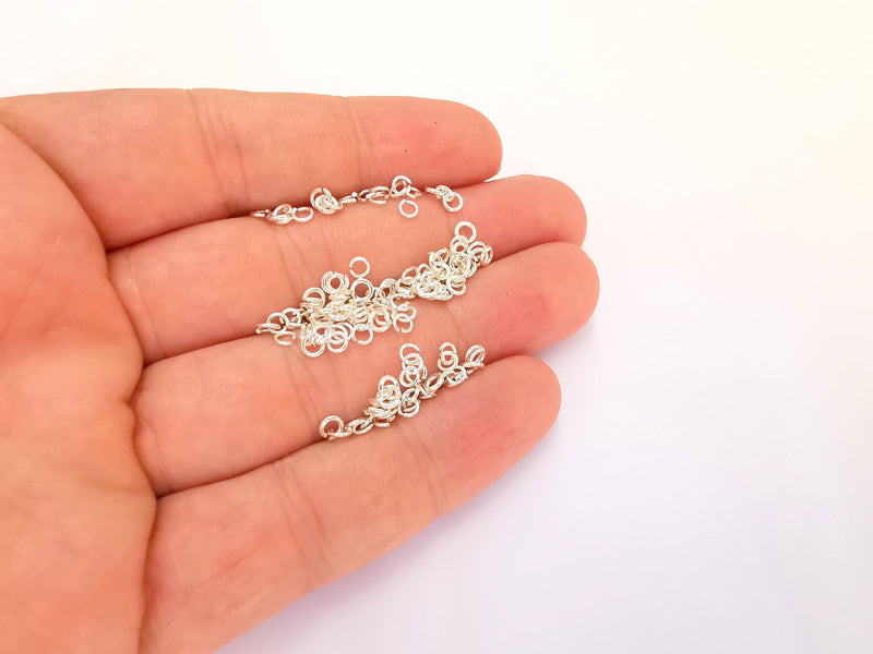 50 Sterling Silver Jumpring (3mm, 21 Gauge) Strong Jumpring 925 Silver Findings G30079