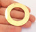 24k Shiny Gold Circle Charms Gold Brass Charms , Nickel free and Lead free (52mm)  G22040
