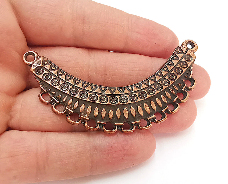 Copper Pendant Connector Antique Copper Plated  Pendant (76x38mm)  G21642