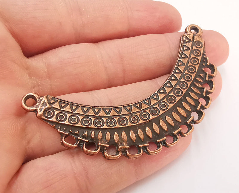 Copper Pendant Connector Antique Copper Plated  Pendant (76x38mm)  G21642