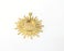 Sun Charms Blank Bezel Resin Bezel Mosaic Mountings Gold Plated Charms (46x41mm)( 16 mm Bezel Inner Size)  G21666