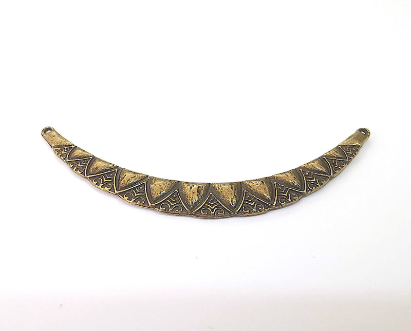 Antique Bronze Pendant Connector Antique Bronze Plated Pendant (93mm)  G21670