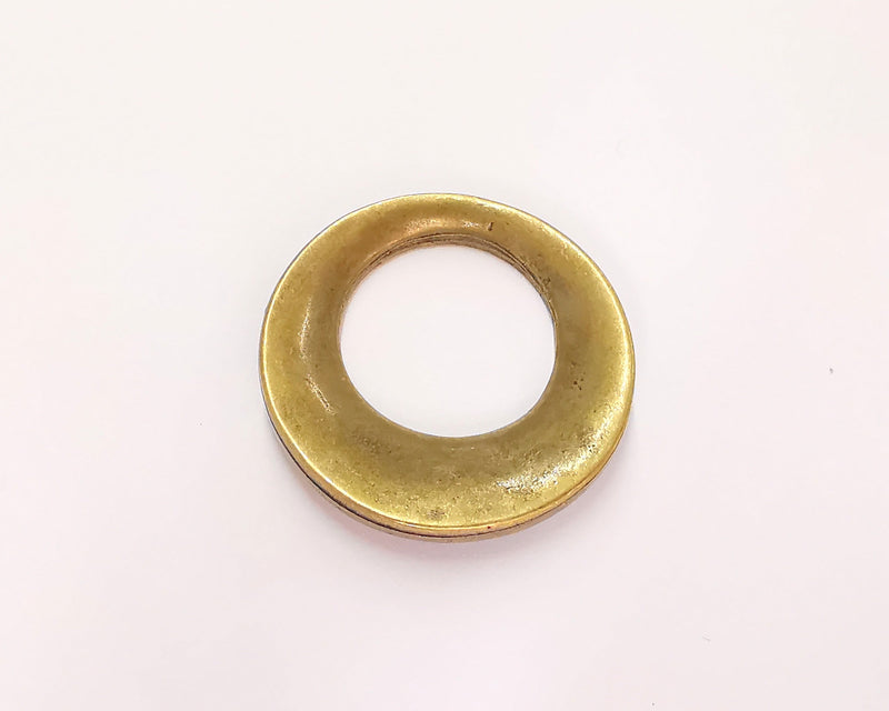 2 Antique Bronze Charms Antique Bronze Plated Charms (35mm)  G22191