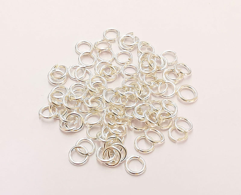 20 Sterling Silver Jumpring (5mm, 20 Gauge) Strong Jumpring 925 Silver Findings G30006