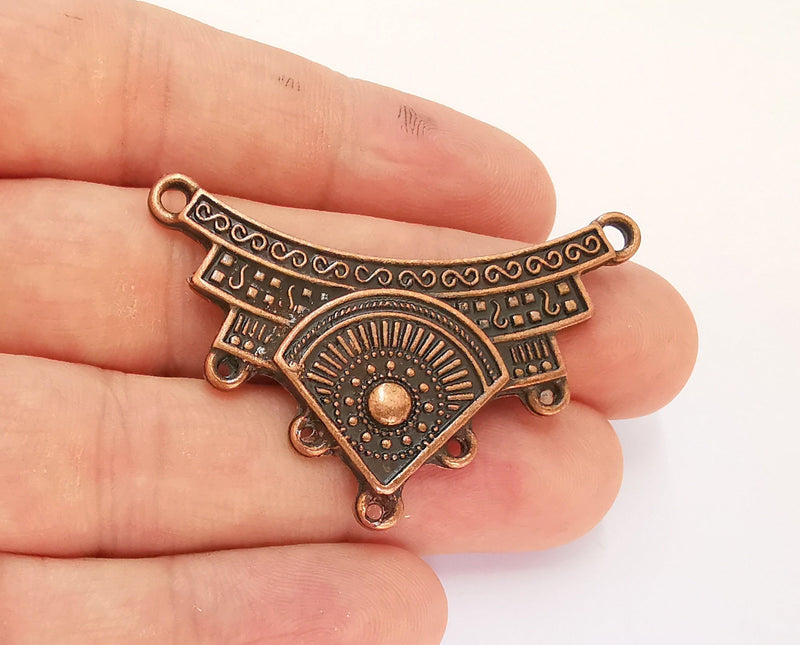 Copper Pendant Connector Antique Copper Plated Pendant (50mm) G22390