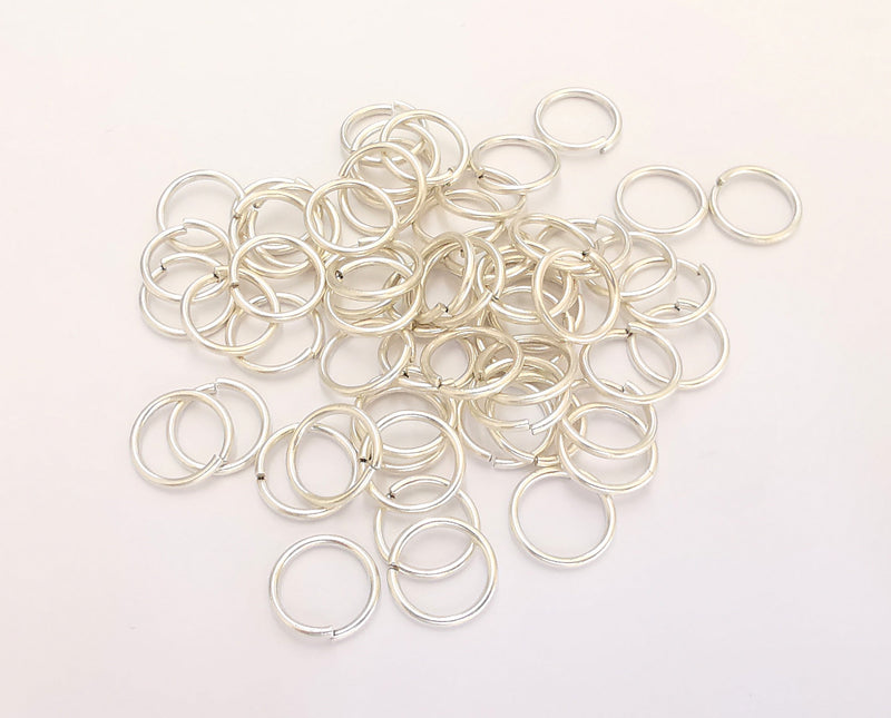 20 Silver Jumpring Antique Silver Plated Brass Strong jumpring ,Findings 20 Pcs (11 mm) G21863